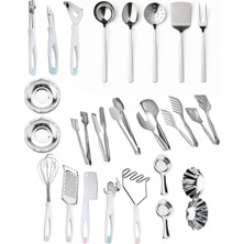 Birpa Home Mutfak Seti 35 Parça Paslanmaz Çelik