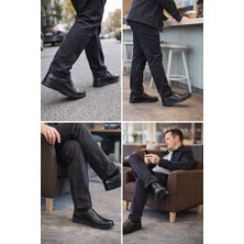 Liarca L Flex Comfort 101 Hakiki Deri Ortopedik Rahat Bağcıksız Günlük Büyük Beden Erkek Ayakkabı