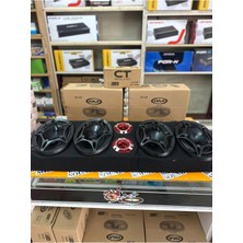 Özgürce Bochaman Oval 4'lü Midrange 900W 150RMS 10CM Dom Tweter Seti