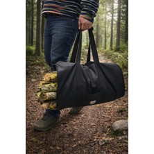 İroncaravan Odun Taşıma Çantası – Kalın Kumaşlı, Cırtlı Bağlama, Kamp , Outdoor , Karavan ve Şömine Için