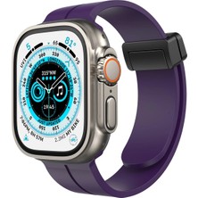Storozde Newface Apple Watch 38MM KR412 Elegance Stylısh Kordon - Derin Mor