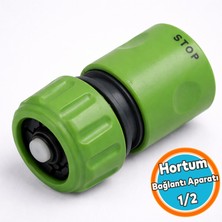 Nzb Hortum Bağlantı Ekleme Aparatı Hortum Sulama Başlığı Eki Bahçe Sulama Adaptörü Stop Kesici DY8011