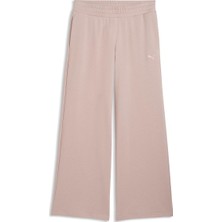 Puma Ess Wide Leg Pembe Kadın Eşofman Altı