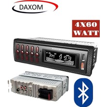 Özgürce Çift USB Bluetooth Oto Teyp, Radyo, Sd, Aux, Amfi Çıkışlı, Kumandalı, 4X60W