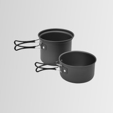 Nurgaz NG-200-M Mini Kamp Tencere Tava Seti