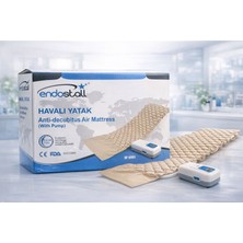 Endostall HF6001 Pompalı Baklava Tipi Havalı Yatak Bası Önleyici Hava Şiltesi Ayarlanabilir Basınçlı CE Belgeli