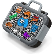 Coral High Kids Grafiti Ayıcık Desenli Paslanmaz Çelik Beslenme Kabı 39150