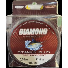 Bauer Titanıum Plus 100 mt Fluorocarbon 0,50 mm Misina