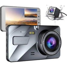 Özgürce Yüksek Çözünürlük Türkçe Araç Içi Kamera 12MP 4.0" Çift Lens C-659