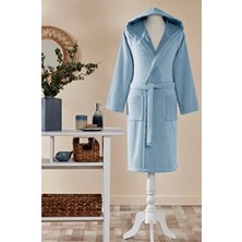 Özdilek Ekoseli Kapüşonlu Çocuk Bornozu