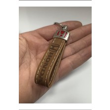 Stilix Garage Honda Kabartmalı Logo ve Yazılı Anahtarlık (Kahverengi) Açıklamamızı Okuyunuz