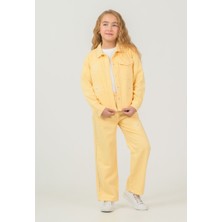 Alg KIZ ÇOCUK İŞLEMELİ CEKET-TİŞÖRT-PANTOLON  3'LÜ TAKIM