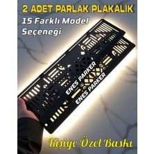 Özgürce Parlak Otomobil Araç Plakalık Seti – Kişiye Özel Yazılı 2'li