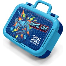 Coral High Kids Lacivert Astronot Desenli Paslanmaz Çelik Beslenme Kabı 39152