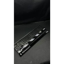 Özgürce 3D Pleksi Takmatik Plakalık Renault Clio 3D Lüx Uyumlu