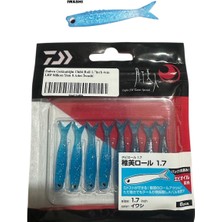 Daiwa Gekkabijin Chibi Roll 1.7inch 4cm Lrf Silikon Yem 8 Adet Iwashi