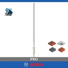 Bosch Pro Sds Plus-5x 9 x 260 mm Dört Elmaslı Matkap Ucu 2608707238