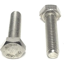 Oddity M6X25 Dın 933 8.8 Beyaz Cıvata Tam Paso – 20 Adet Civata