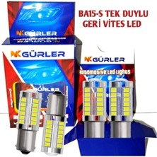 Özgürce 93 P21W Geri Vites LED Stop Sinyal Ampul 12V Beyaz 2'li Paket