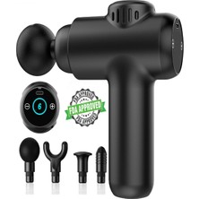 Reidan HAMS103 Ekranlı Kablosuz Masaj Tabancası 6 Modlu LCD Dokunmatik Masaj Tabancası Aleti Hız Ayarlı