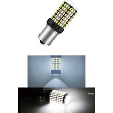 Özgürce 144 LED Beyaz Geri Vites Ampulü, Oto Stop Sinyal, PY21W, 1 Adet