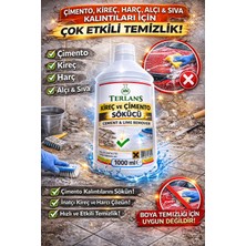 Terlans Inşaat Sonrası Çimento Artığı Temizleyici Harç ve Kireç Sökücü 1000 ml