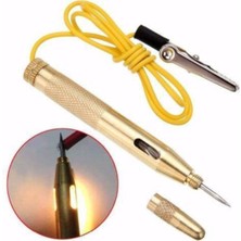 Özgürce Araç Elektrik Kontrol Kalemi, 6-12-24V Uyumlu, Işıklı, Pratik Kullanım