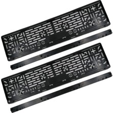 Özgürce Siyah Çıta ve Kasa Oto Plakalık Takımı – 2 Adet, Şık ve Uyumlu Tasarım