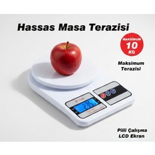 Primeaks 10 kg Hassas Dijital Mutfak Terazisi – Elektronik Tartı