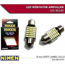 Özgürce Canbus LED T10 31MM Iç Tavan Plaka Işık Seti, 2 Adet