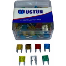 Özgürce Mini Bıçak Sigorta Seti, Çoklu Güç Seçenekleri, 100 Adet