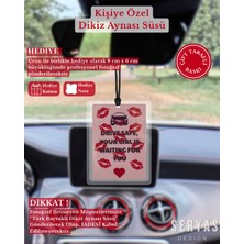 Özgürce Kişiye Özel Fotoğraflı Dikiz Aynası Süsü, Araba Için Şık Dekorasyon