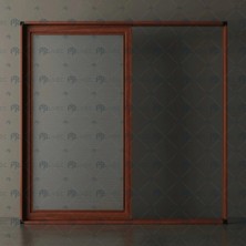 Palace Aluminium Tek Raylı Sürme Sineklik Kapı