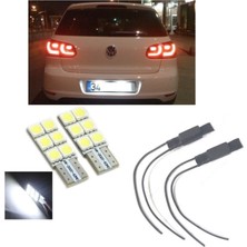 Özgürce Beyaz LED Plaka Lambası Ampul Seti - Volkswagen Golf 6 Uyumlu