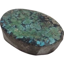 Hasyılmaz Doğal Iran Nişabur Firuze (Turkuaz) Taşı 27 Karat - 5,37 Gram T082