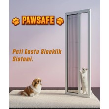 Palace Aluminium Pawsafe Tek Kapılı Pati Dostu Plise Sineklik Kapı