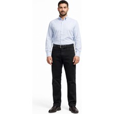 Haakmen Black Lee Denim Regular Fit Likralı Erkek Petek Desen Kot PANTOLON-5398