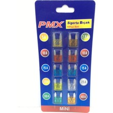 Özgürce Mini Araç Sigorta Bıçak Seti, 10'lu, Güvenli ve Dayanıklı, Çok Amaçlı Kullanım