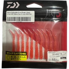 Daiwa Gekkabijin Sword Beam 2.2inch 4.3cm Lrf Silikon Yem 10 Adet Krill Pink