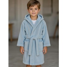 Le Gule Home %100 Buklekumaş Kız&erkek Çocuk Bornozu