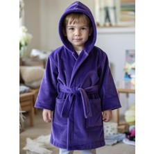 Le Gule Home %100 Pamuklu Kumaş Kız&erkek Çocukbornozu