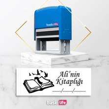 Baskı Life  Kaşe  Kitap Mührü Kitap Damgası Kişiye Özel Kaşe 573