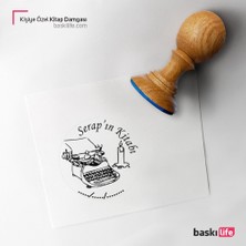 Baskı Life Kişiye Özel Kitap Damgası Kitap Mührü Kaşe Kitap Mühür Özel Damga 321