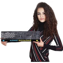 Özgürce Kişiye Özel Isimli Hd Kalite Uv Kabartma Plakalık, Işıksız ve Şık Tasarım