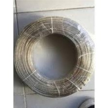 Özgürce 5 Metre Izoleli Çelik Halat 4 mm Güçlü ve Dayanıklı Çelik Çamaşır Ipi