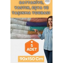Erfa Plastik Ambalaj 90X150 cm 1.kalite Naylon Torba Büyük Boy Kalın Yorgan Yastık Battaniye Poşeti Eşya Koymalık