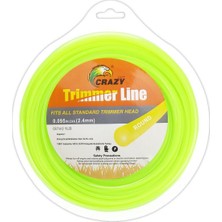 Trimmer Line Motorlu Tırpan Ot Biçme Misinası 2.4 Milim 87 Metre Yuvarlak Misina