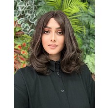 Aura Peruk Doğal Renk Görünümde Kendi Saçınızdan Ayırt Edilmeyen Özel Della Modelimiz