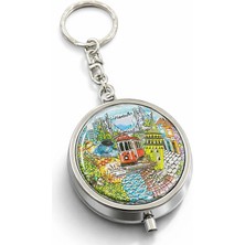 Daniska Istanbul Temalı Küllük Anahtarlık ALK4051