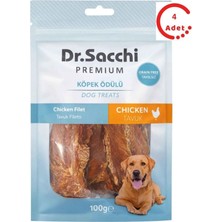 Dr.sacchi Tavuk Fileto Köpek Ödülü 100 gr x 4 Adet